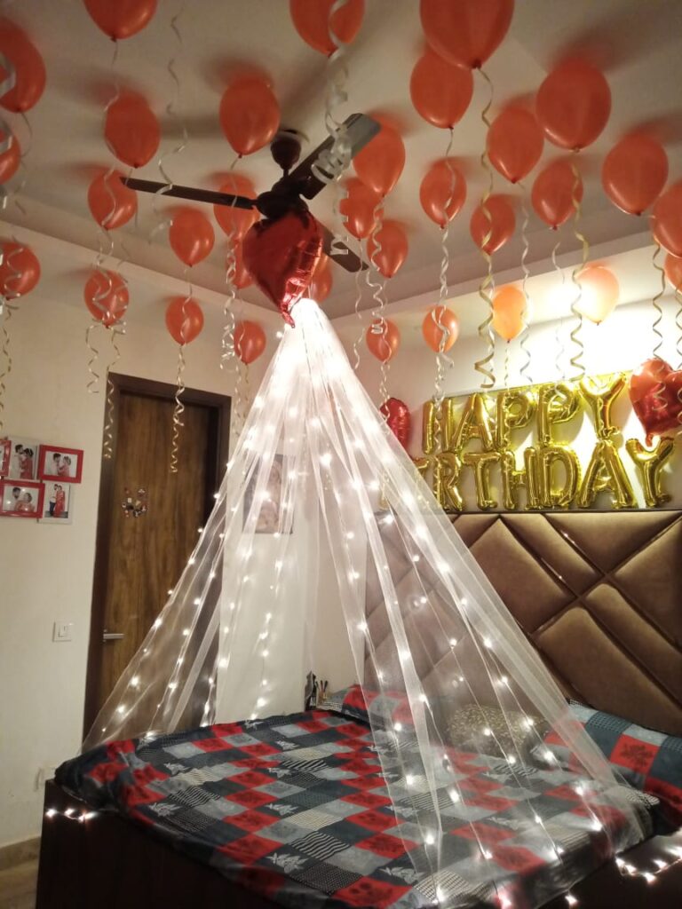 birthday and love decor